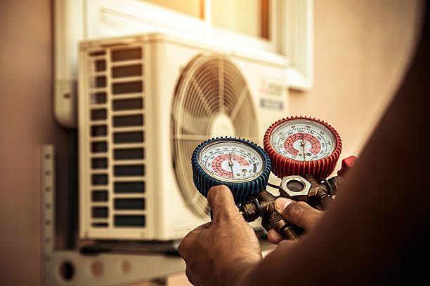 Professional Hvac technician working in Newfield, NJ